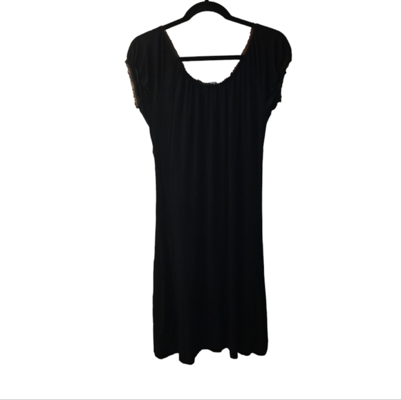 Molokai Cap Sleeve Black Dress - Picture 2 of 8